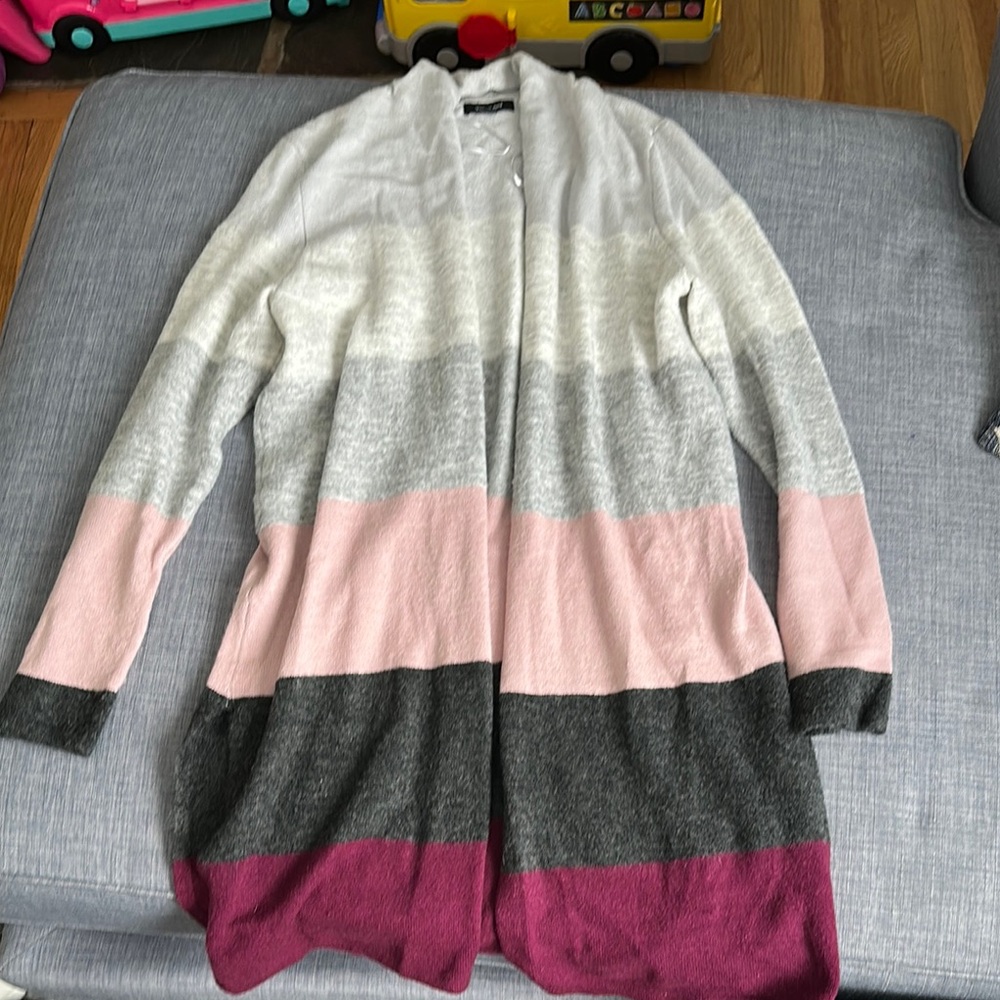 Verve Ami Multicolor Striped Cardigan